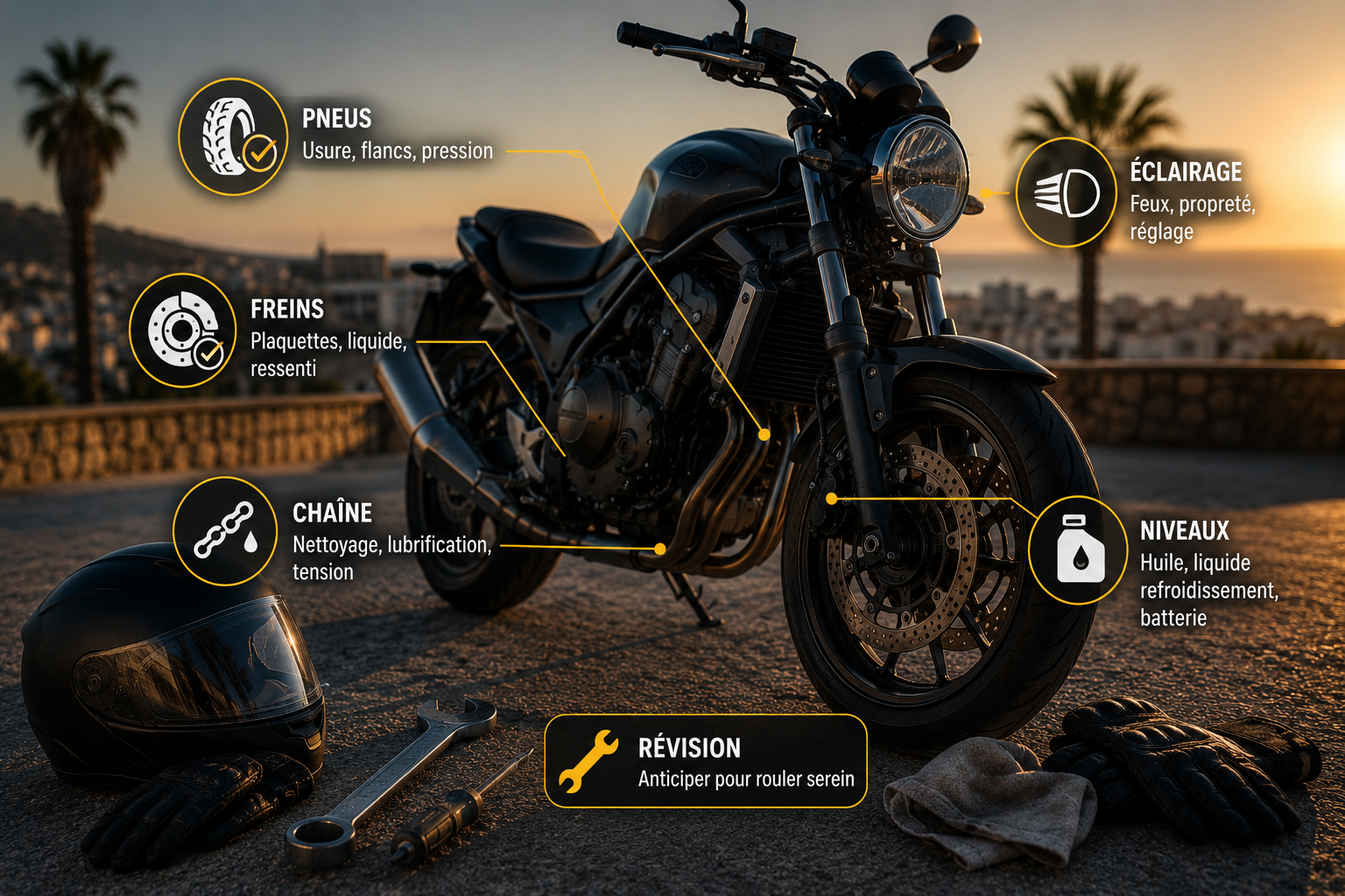 Préparer sa moto pour l'automne
